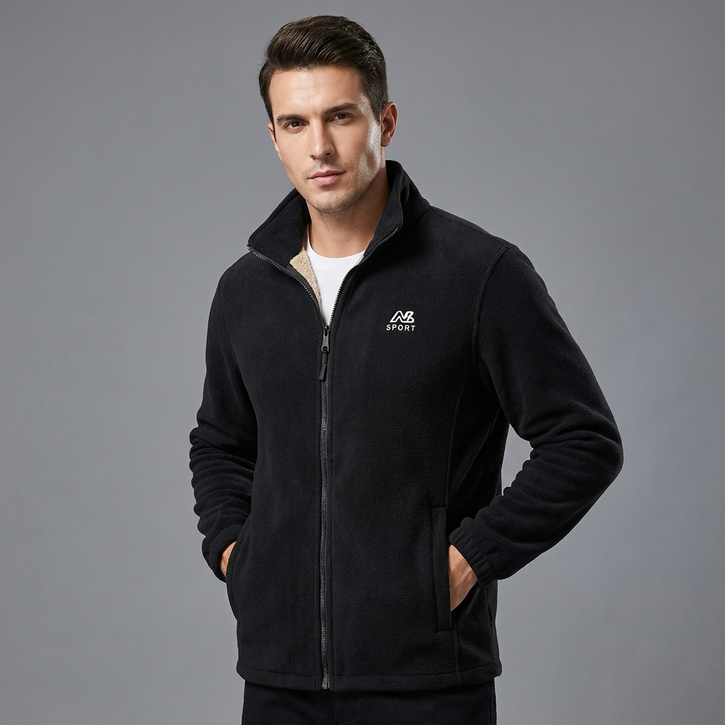 Heren fleecevest met warme voering - Comfortabel en praktisch