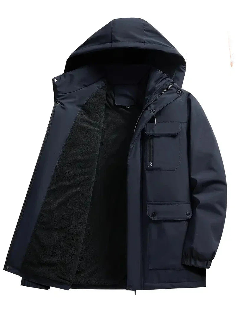 Heren winterparka regular fit - Warm en praktisch