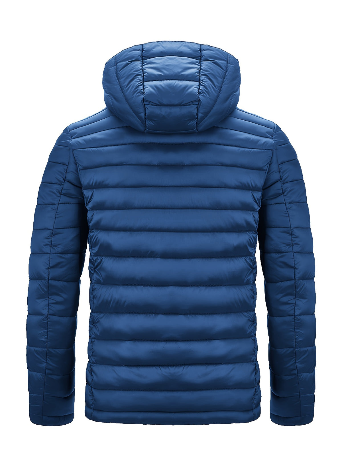 Padded winter jacket with hood for men - Warm and practical