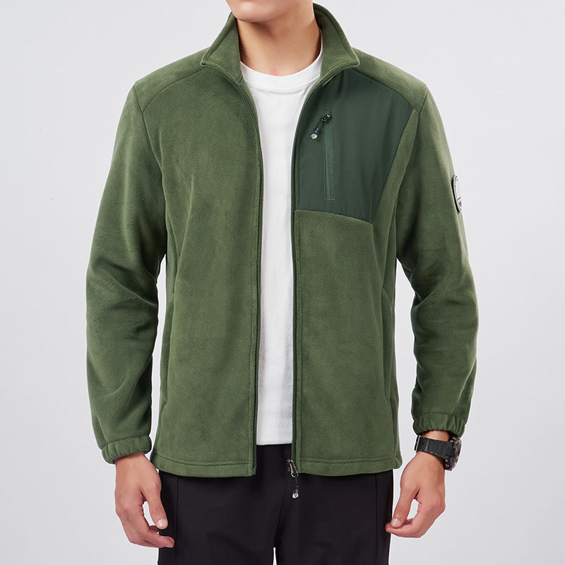 Fleece jas met opstaande kraag - Warm en praktisch