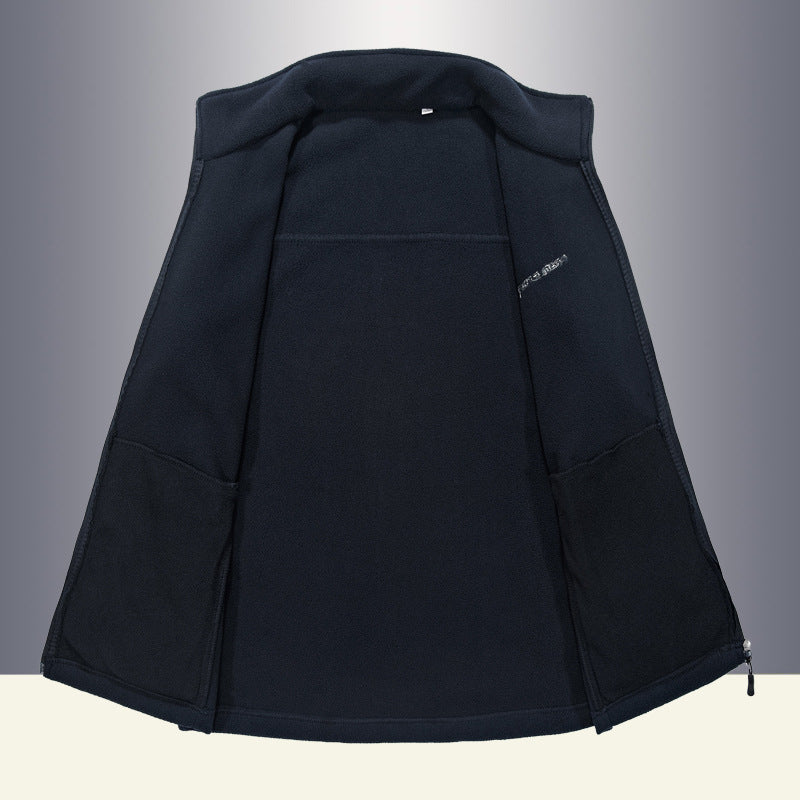 Heren fleece outdoor jas - Warm en comfortabel