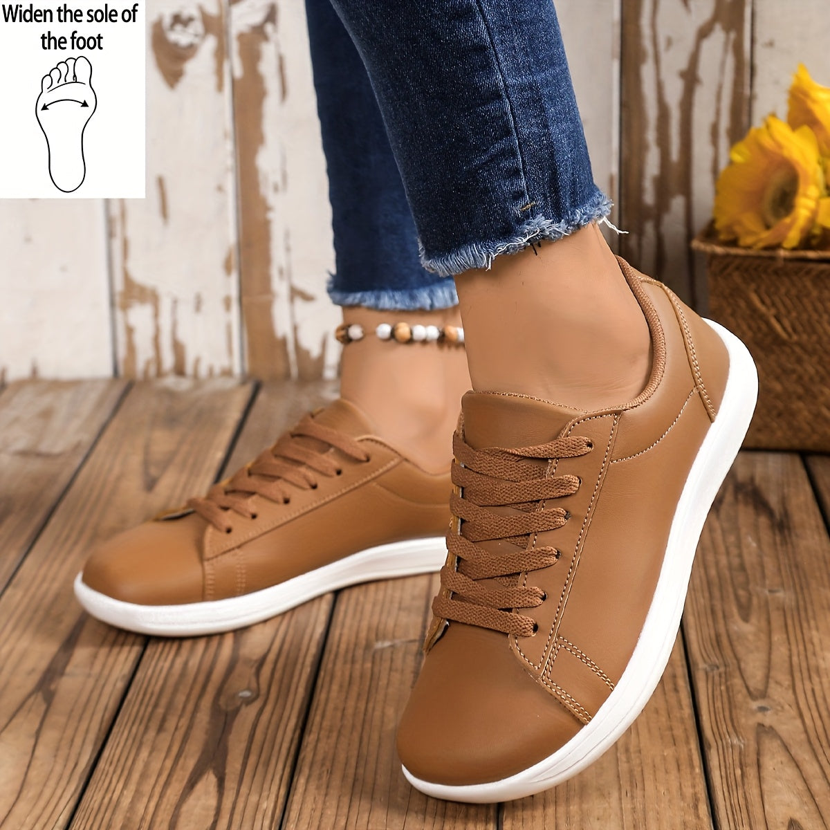 Barefoot sneakers voor dames met brede pasvorm - Licht en comfortabel