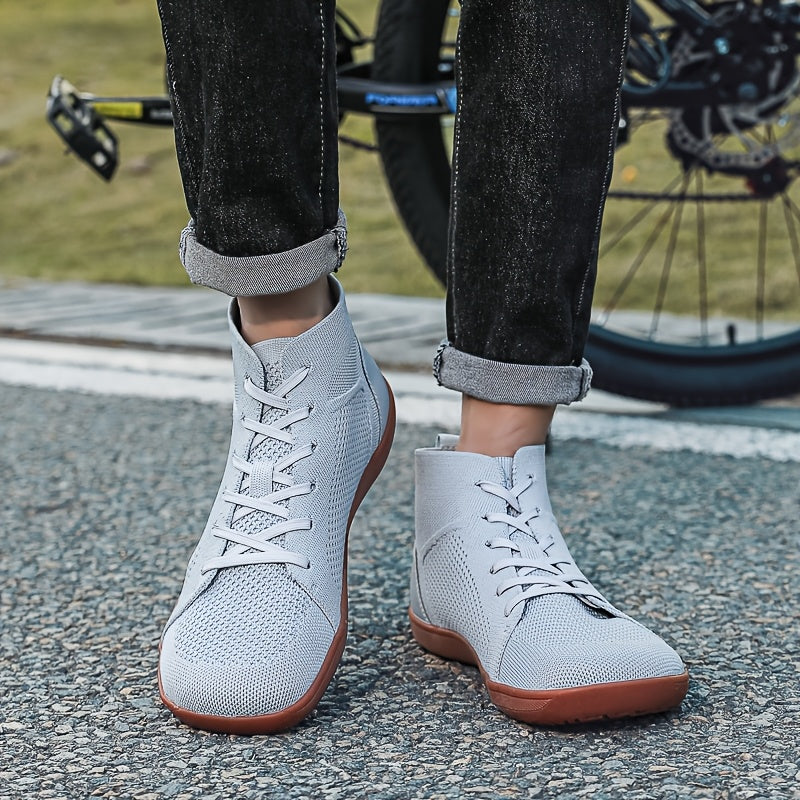 High-top barefoot shoes for men - Wide and natural
