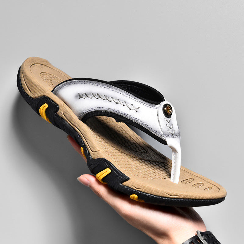 Heren leren outdoor sandalen - Antislip en comfortabel