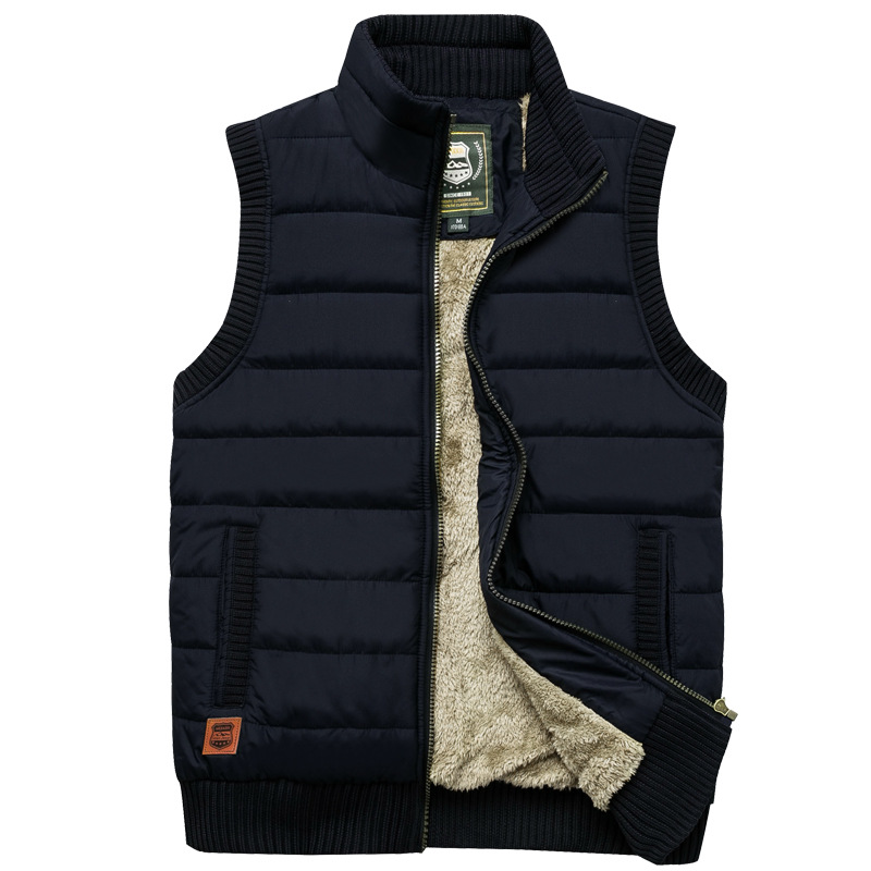 Gewatteerde heren bodywarmer met teddyvoering - Warm en licht