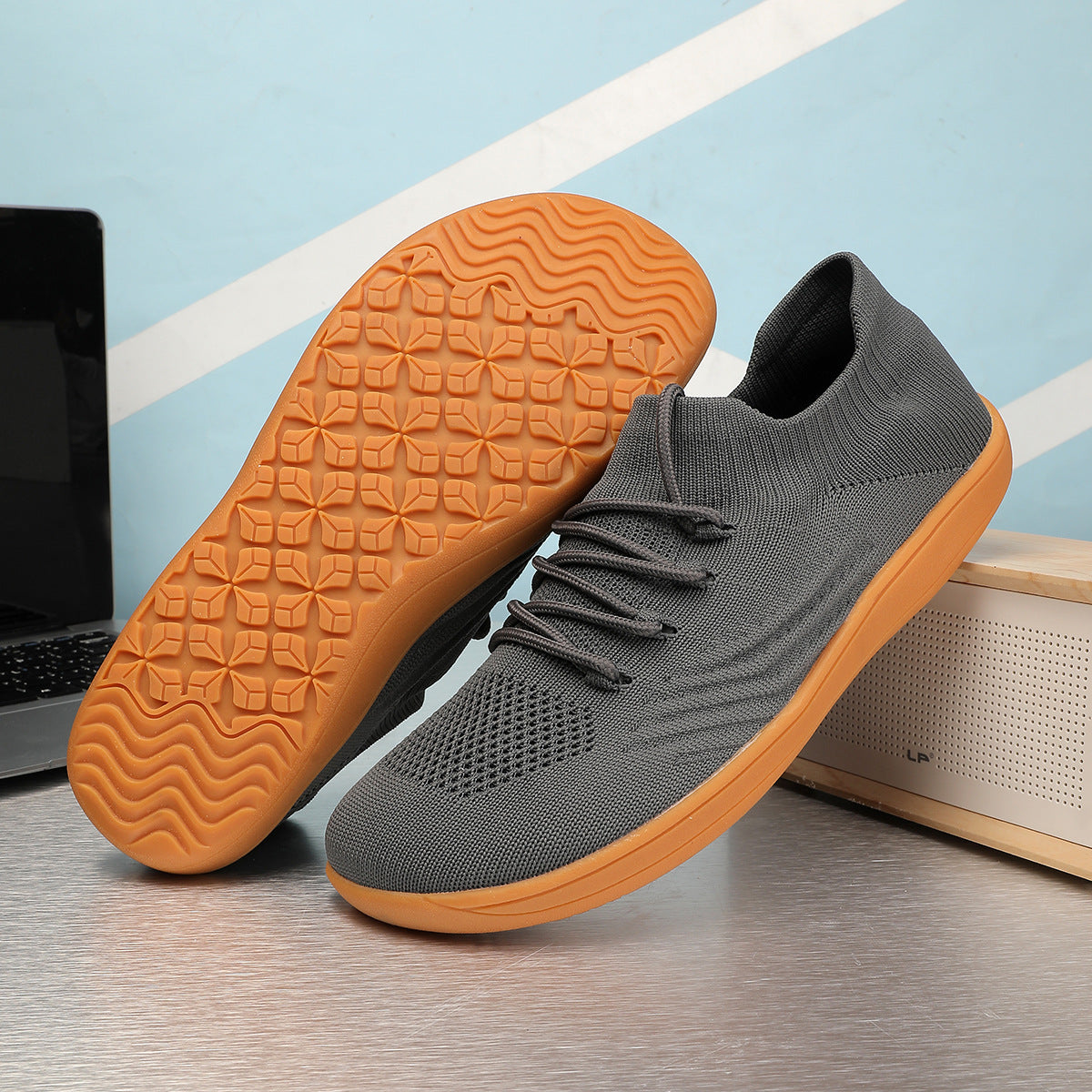 Ademende flyknit sportschoenen voor heren - Licht en flexibel