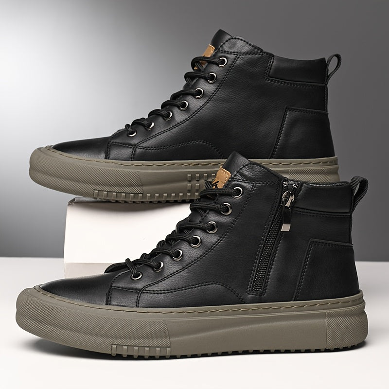 Heren high-top sneakers met rits - Stevig en modern