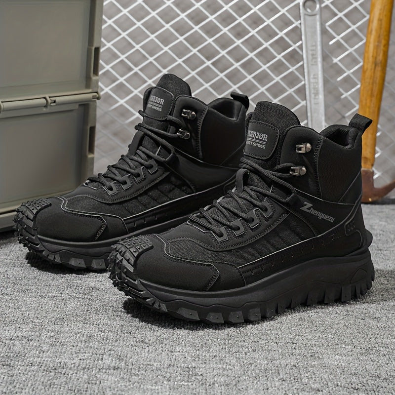 High-top hiking shoes for men - Sturdy and comfortable