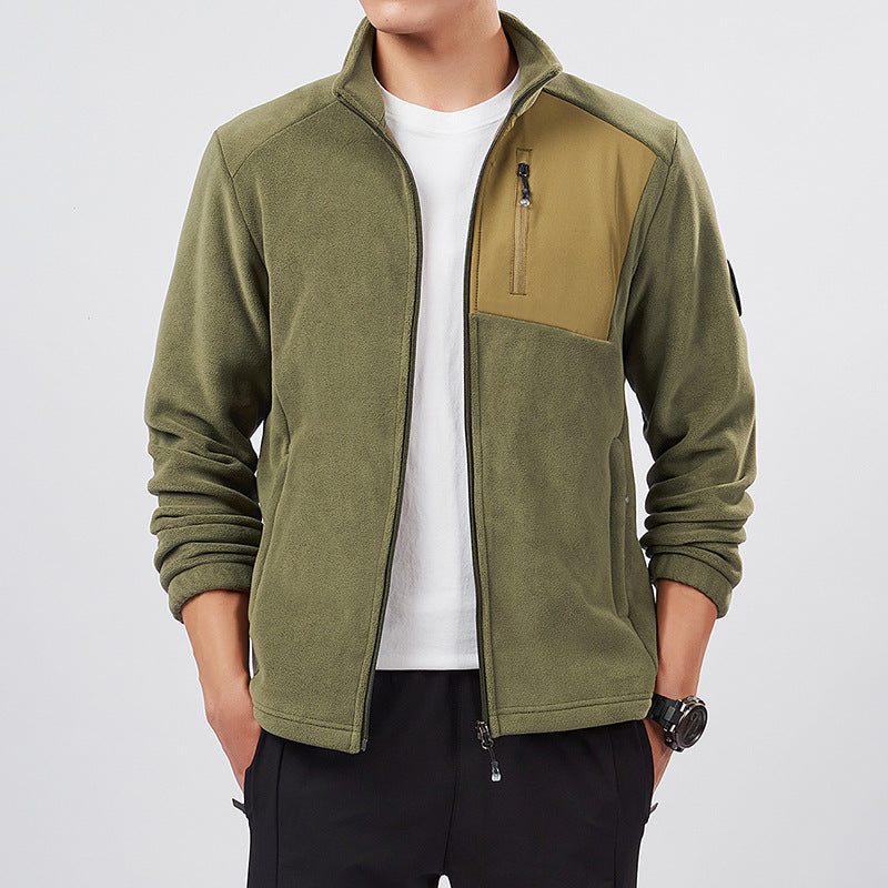 Fleece jas met opstaande kraag - Warm en praktisch