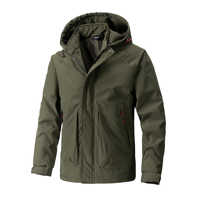 Heren outdoor jack met capuchon - Casual en functioneel