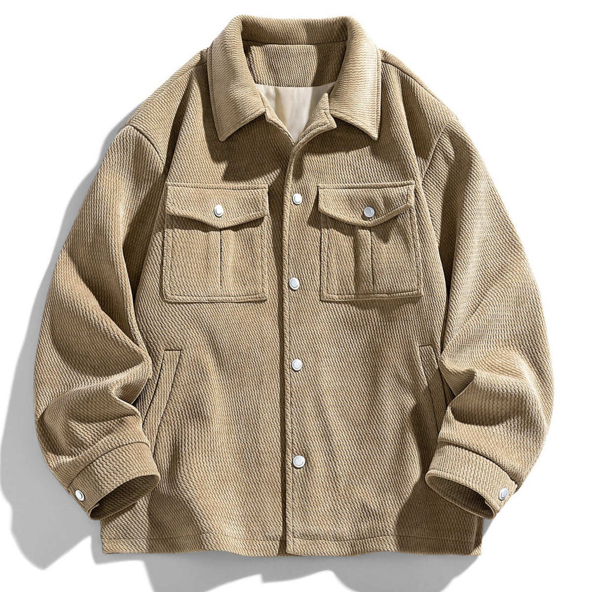 Heren outdoor werkjas met revers - Stevig en casual