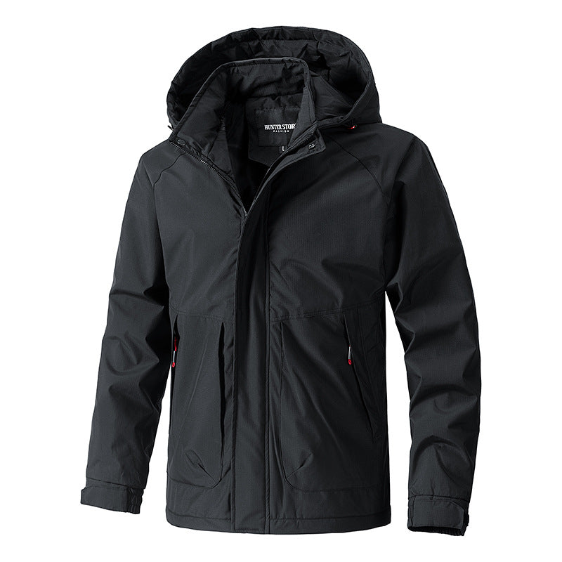 Heren outdoor jack met capuchon - Casual en functioneel
