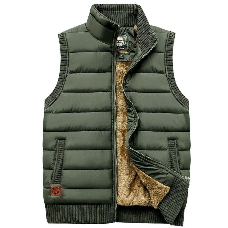 Gewatteerde heren bodywarmer met teddyvoering - Warm en licht