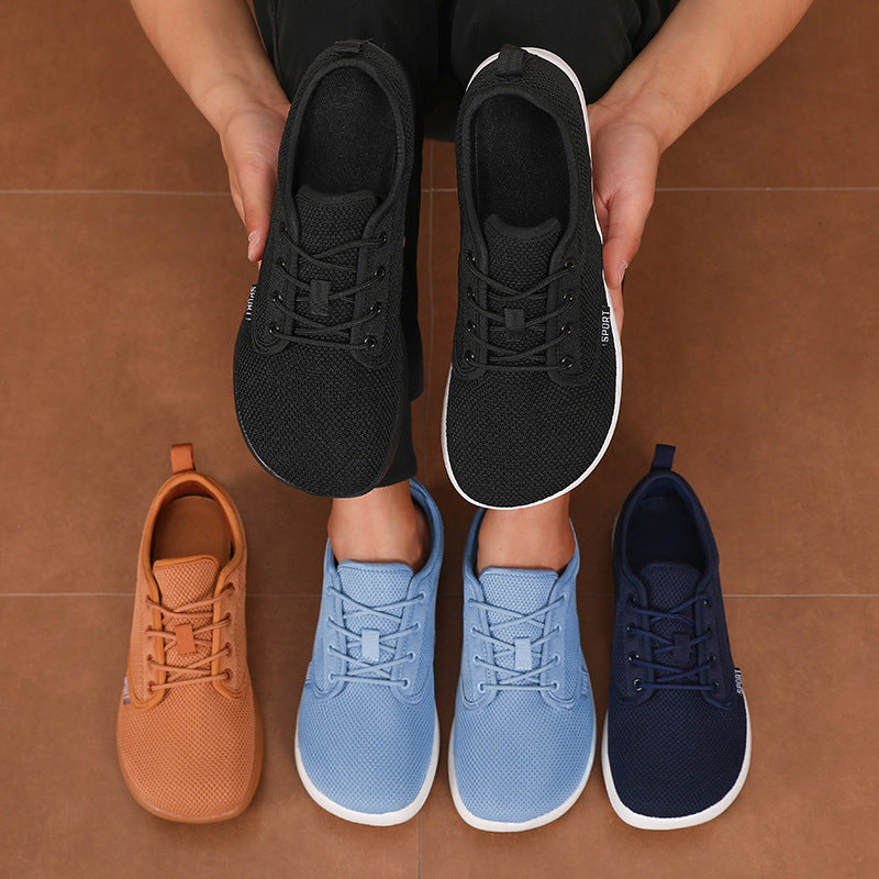 Barefoot sneakers met brede pasvorm - Ademend en licht