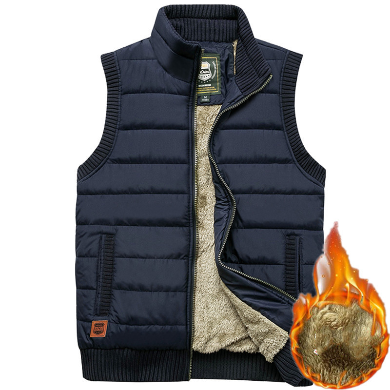 Gewatteerde heren bodywarmer met teddyvoering - Warm en licht