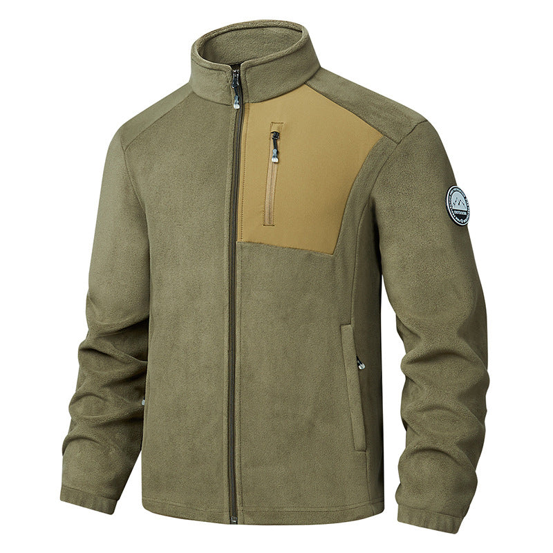 Fleece jas met opstaande kraag - Warm en praktisch