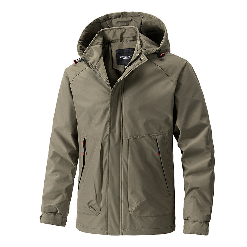 Heren outdoor jack met capuchon - Casual en functioneel