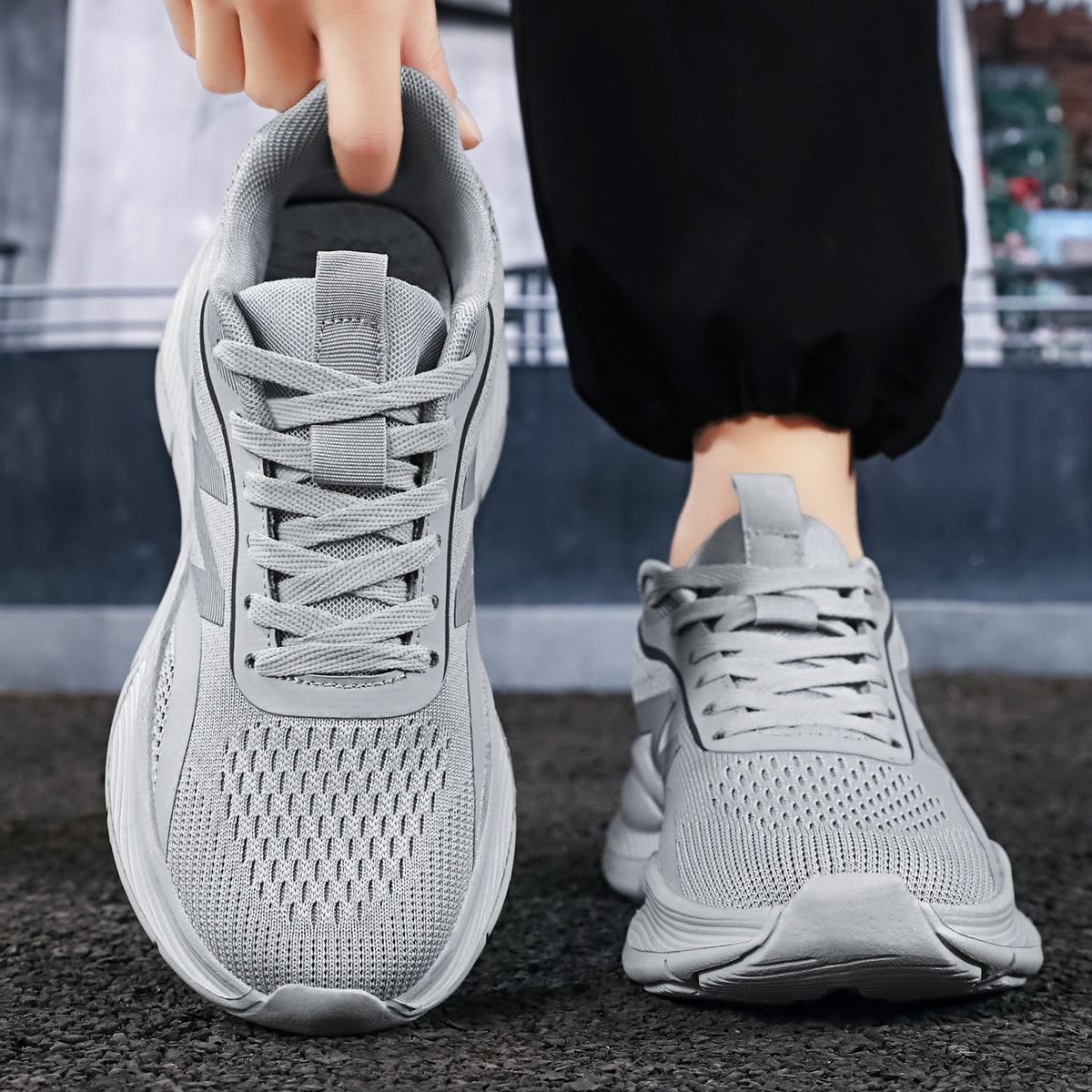 Heren casual schoenen effen kleur - Licht en veelzijdig