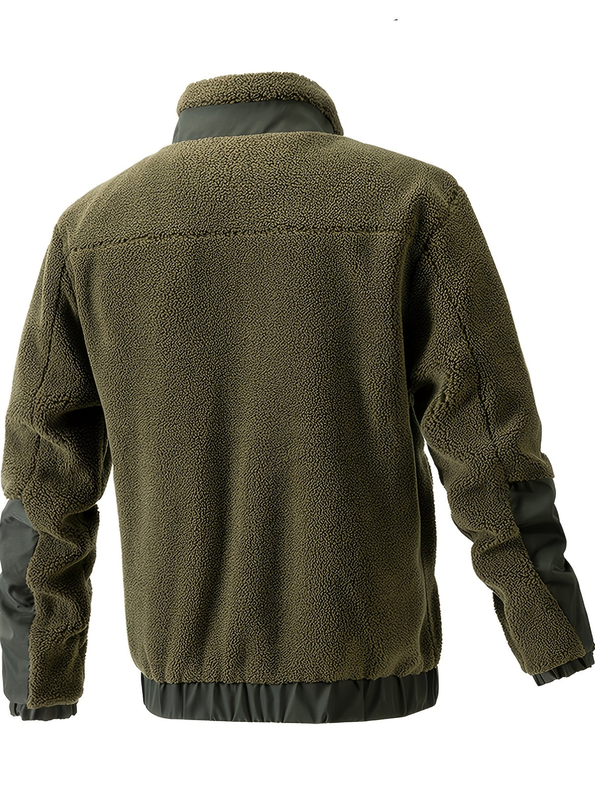Fleece jacket with stand-up collar for men - Warm and comfortable