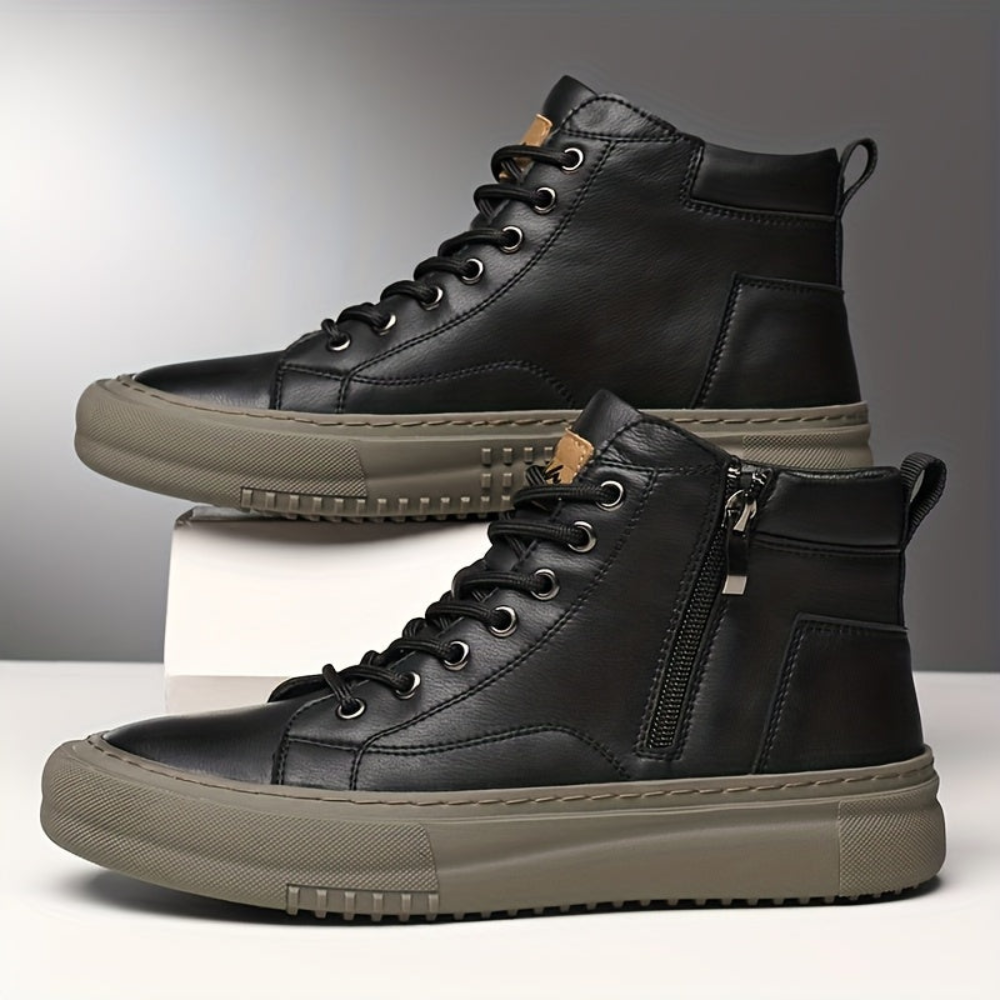 Heren high-top sneakers met rits - Stevig en modern