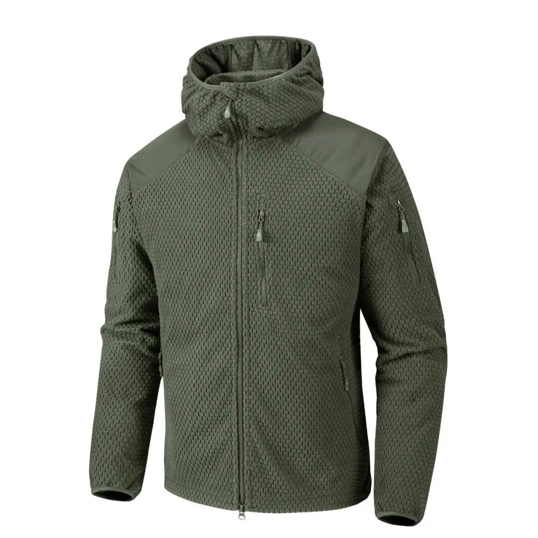 Heren fleece hoodie met rits - Licht en warm
