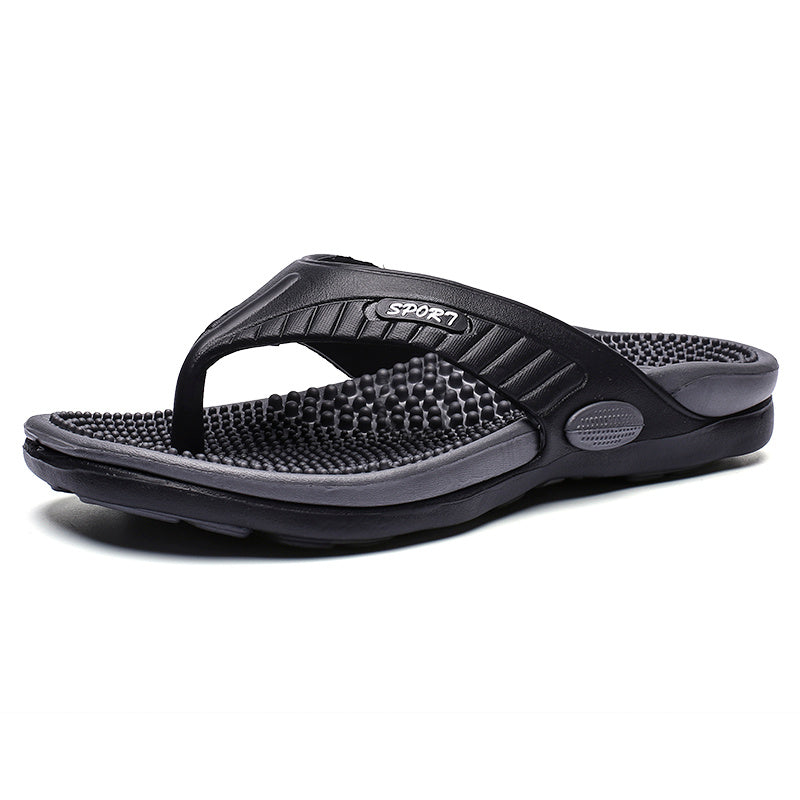 Massage flip-flops with footbed - Light and supportive