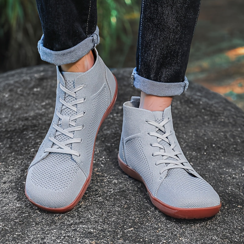 High-top barefoot shoes for men - Wide and natural