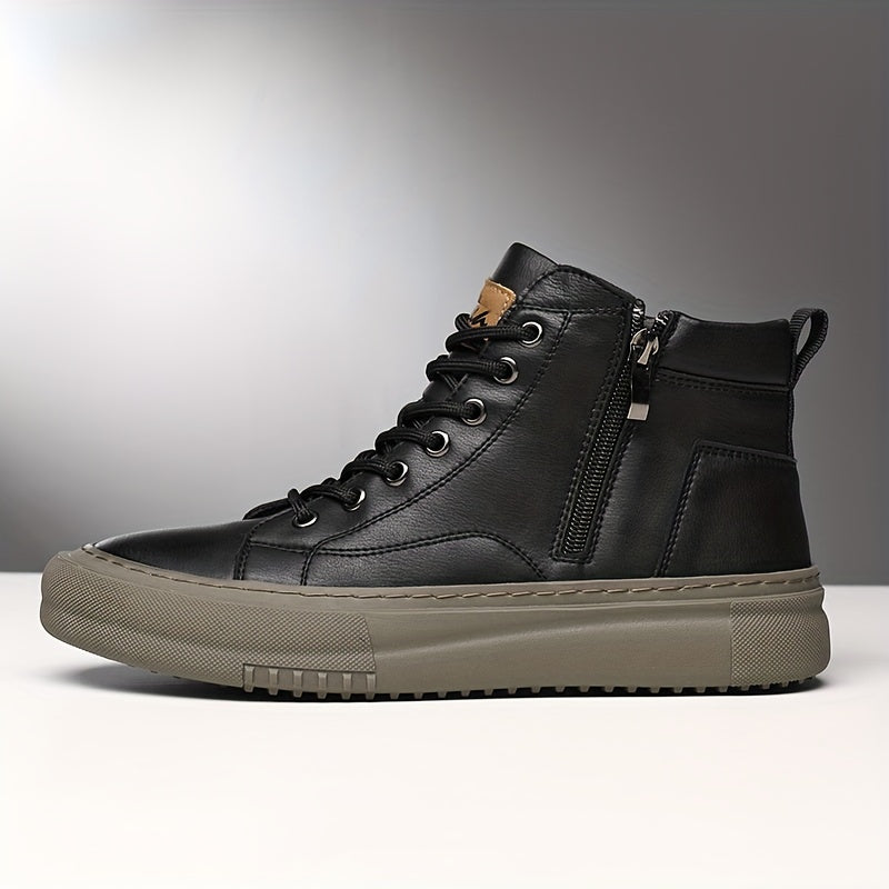 Heren high-top sneakers met rits - Stevig en modern