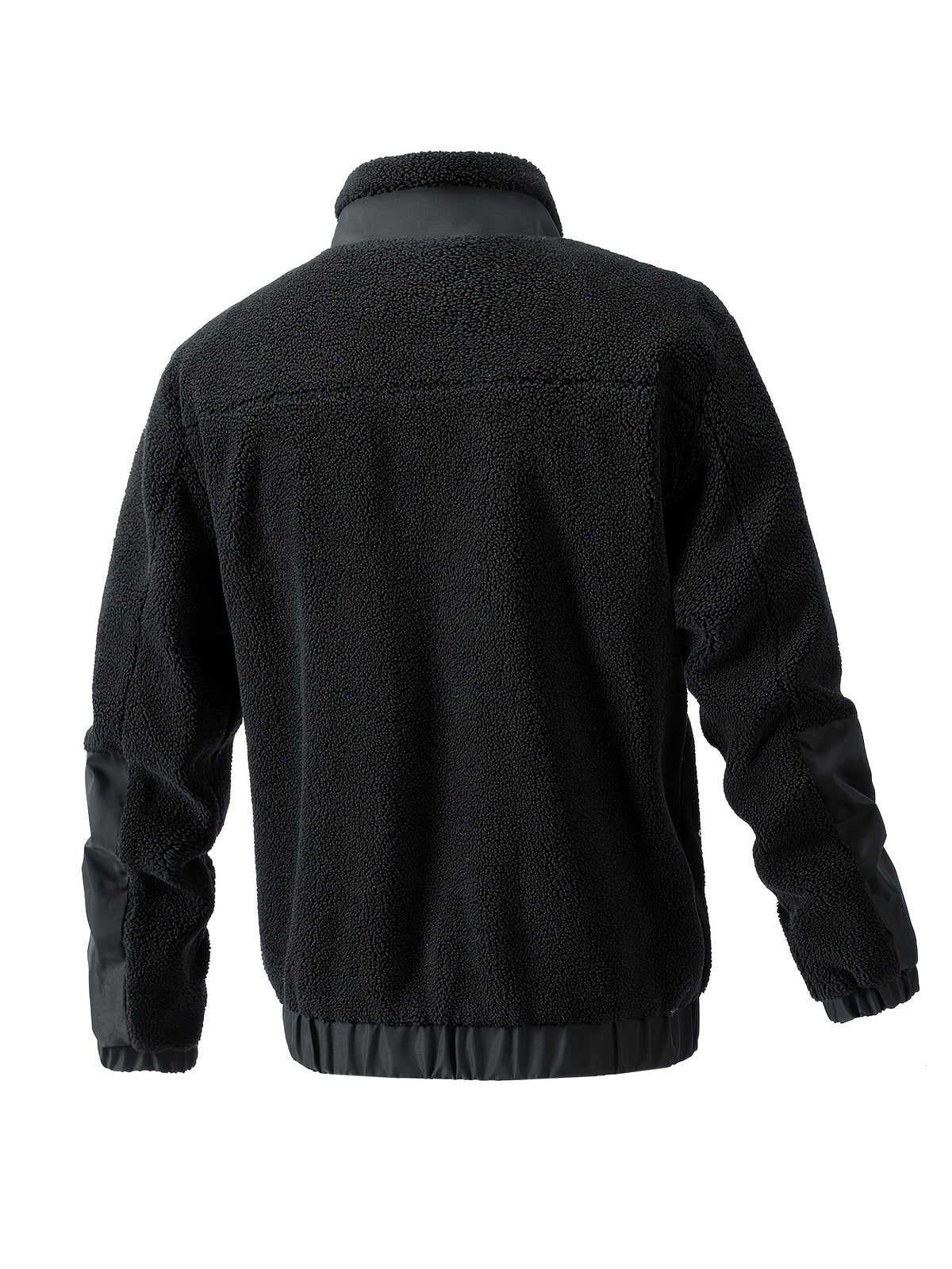 Fleece jacket with stand-up collar for men - Warm and comfortable