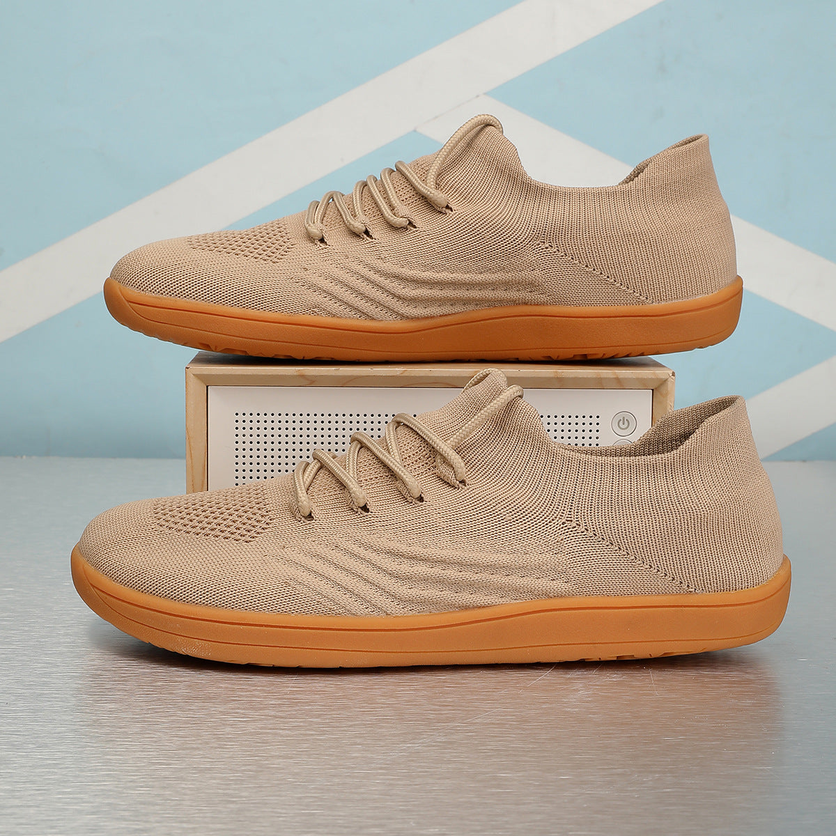 Ademende flyknit sportschoenen voor heren - Licht en flexibel