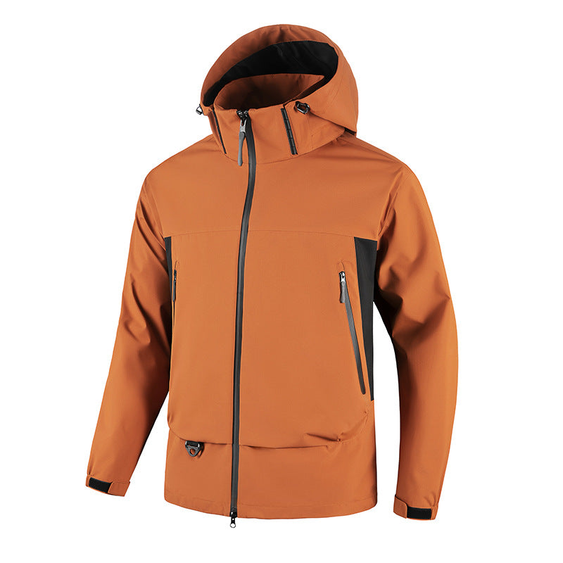 Winddichte herenjas met afneembare capuchon - Beschermend en ademend