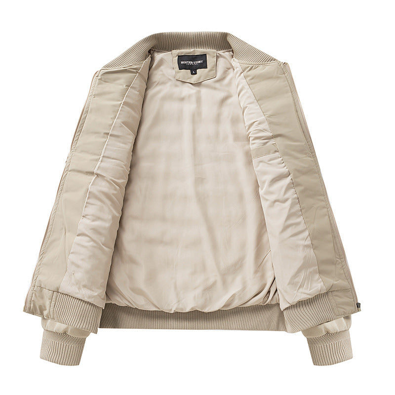Luxe casual herenjas - Licht en stijlvol