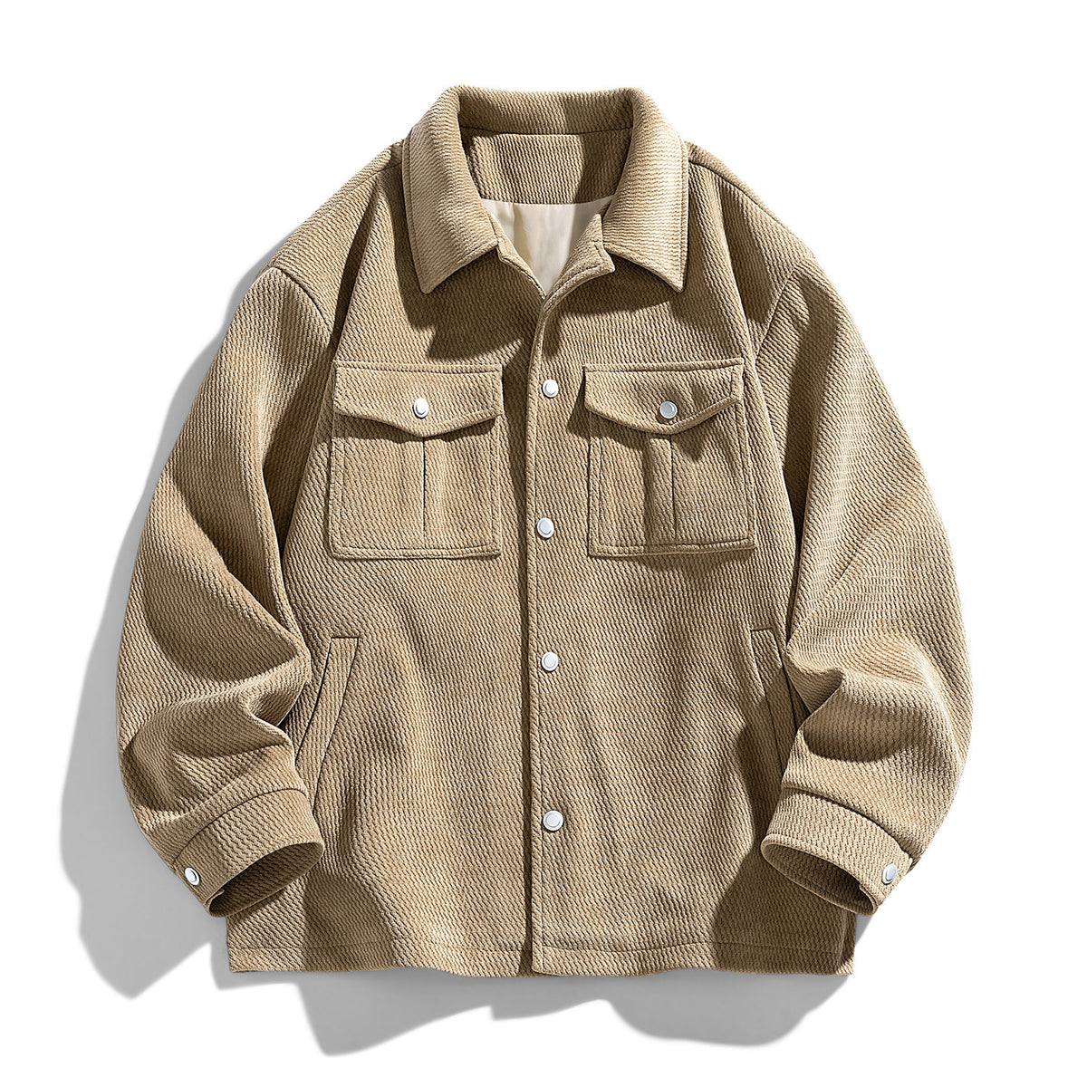 Heren outdoor werkjas met revers - Stevig en casual