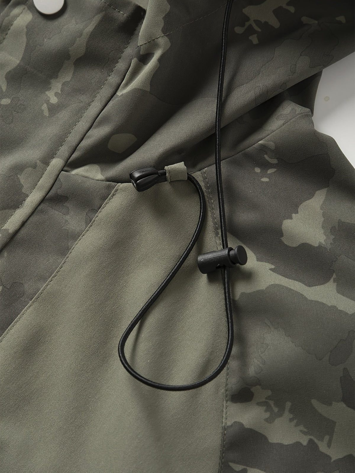 Heren camouflage jas met capuchon - Praktisch en stevig