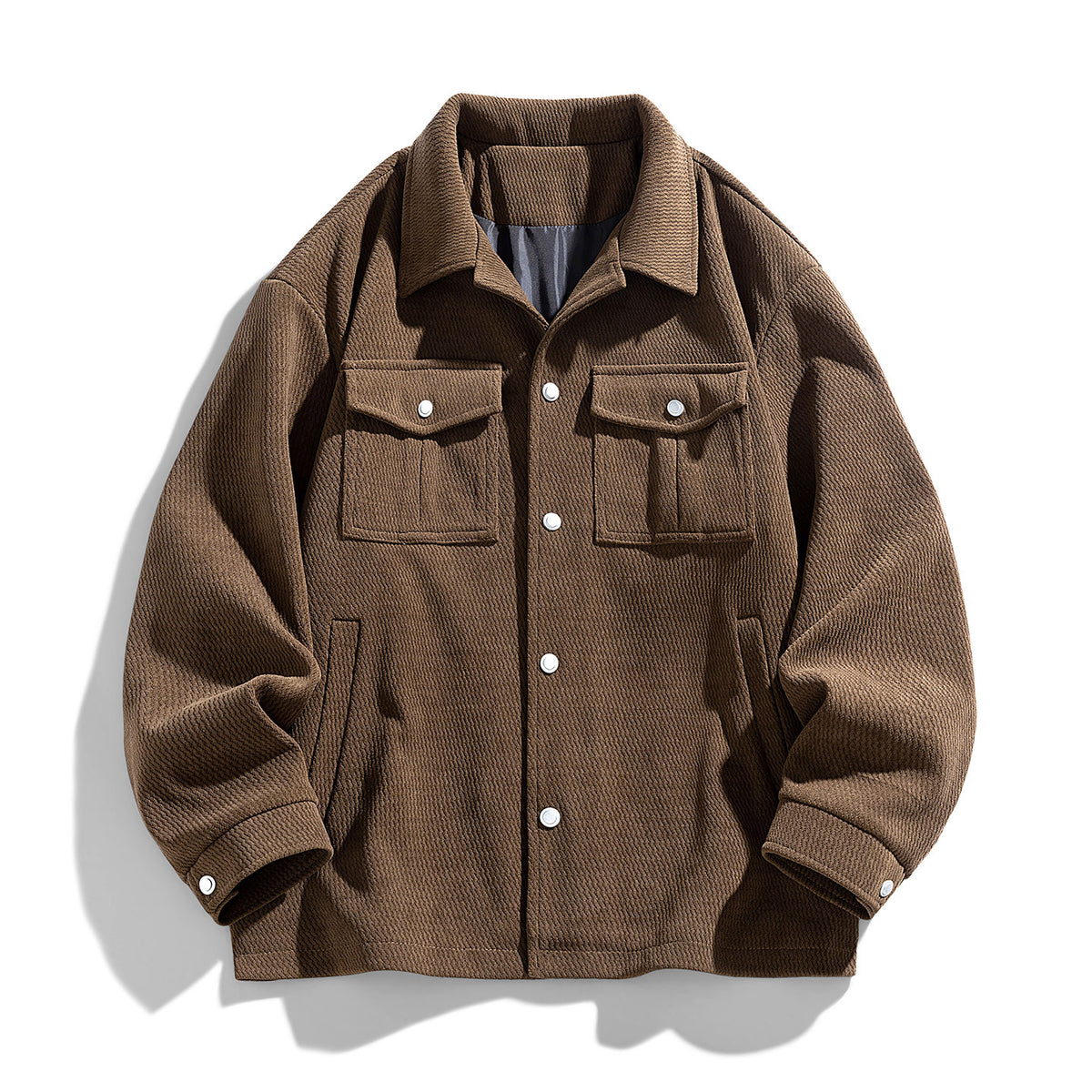 Heren outdoor werkjas met revers - Stevig en casual