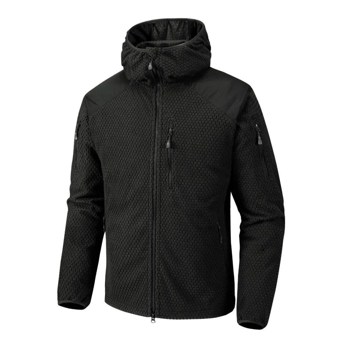Heren fleece hoodie met rits - Licht en warm