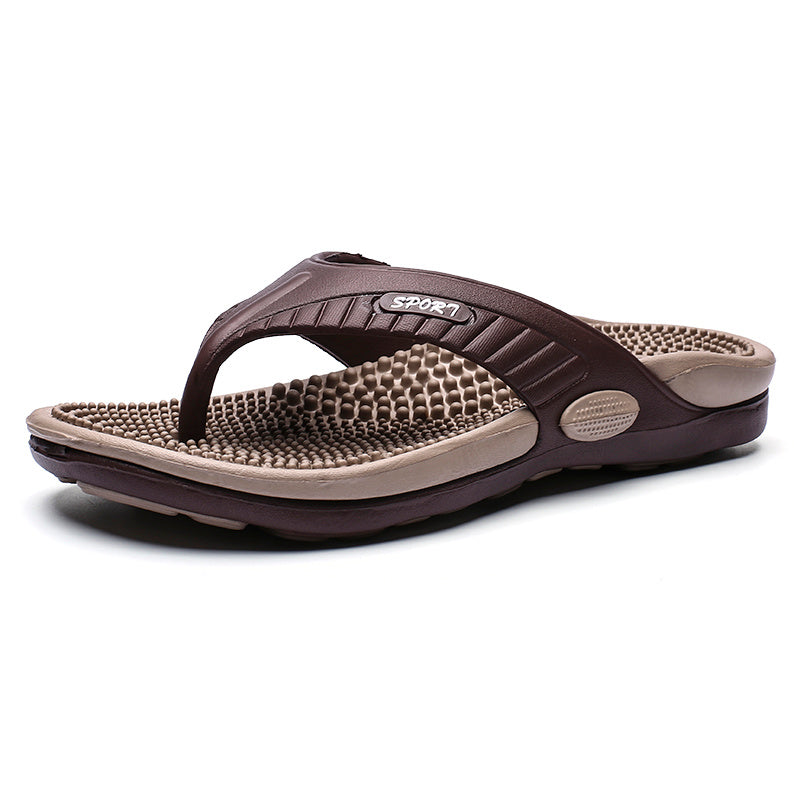 Massage flip-flops with footbed - Light and supportive