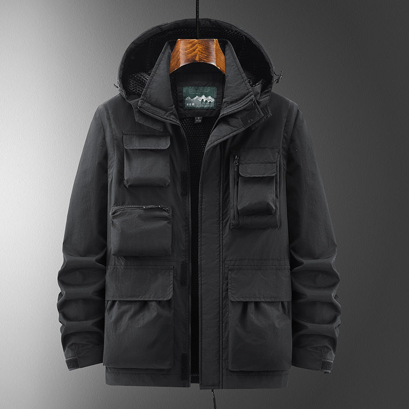 Heren outdoor shell jack - Licht en beschermend