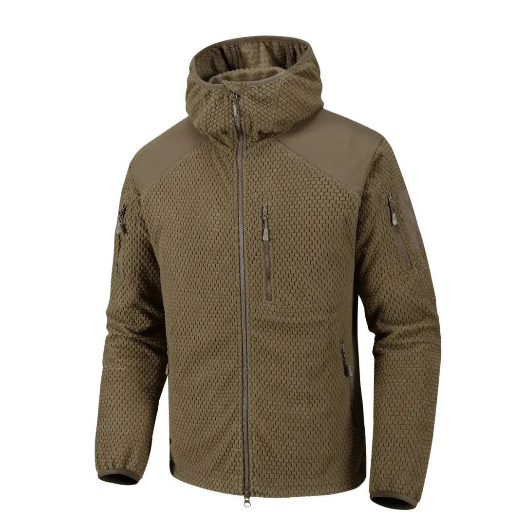 Heren fleece hoodie met rits - Licht en warm
