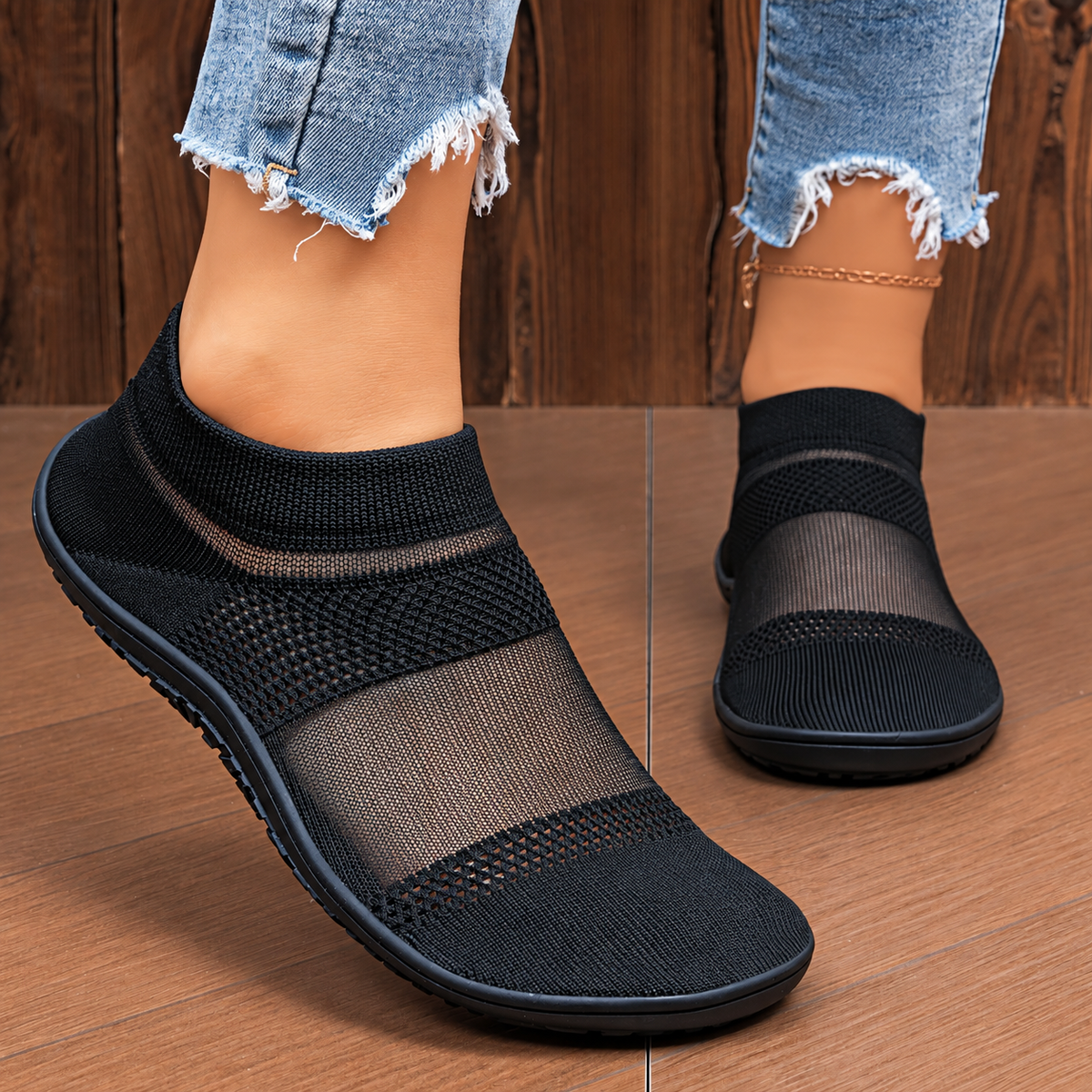 Zero drop barefoot sneakers voor dames - Licht en ademend