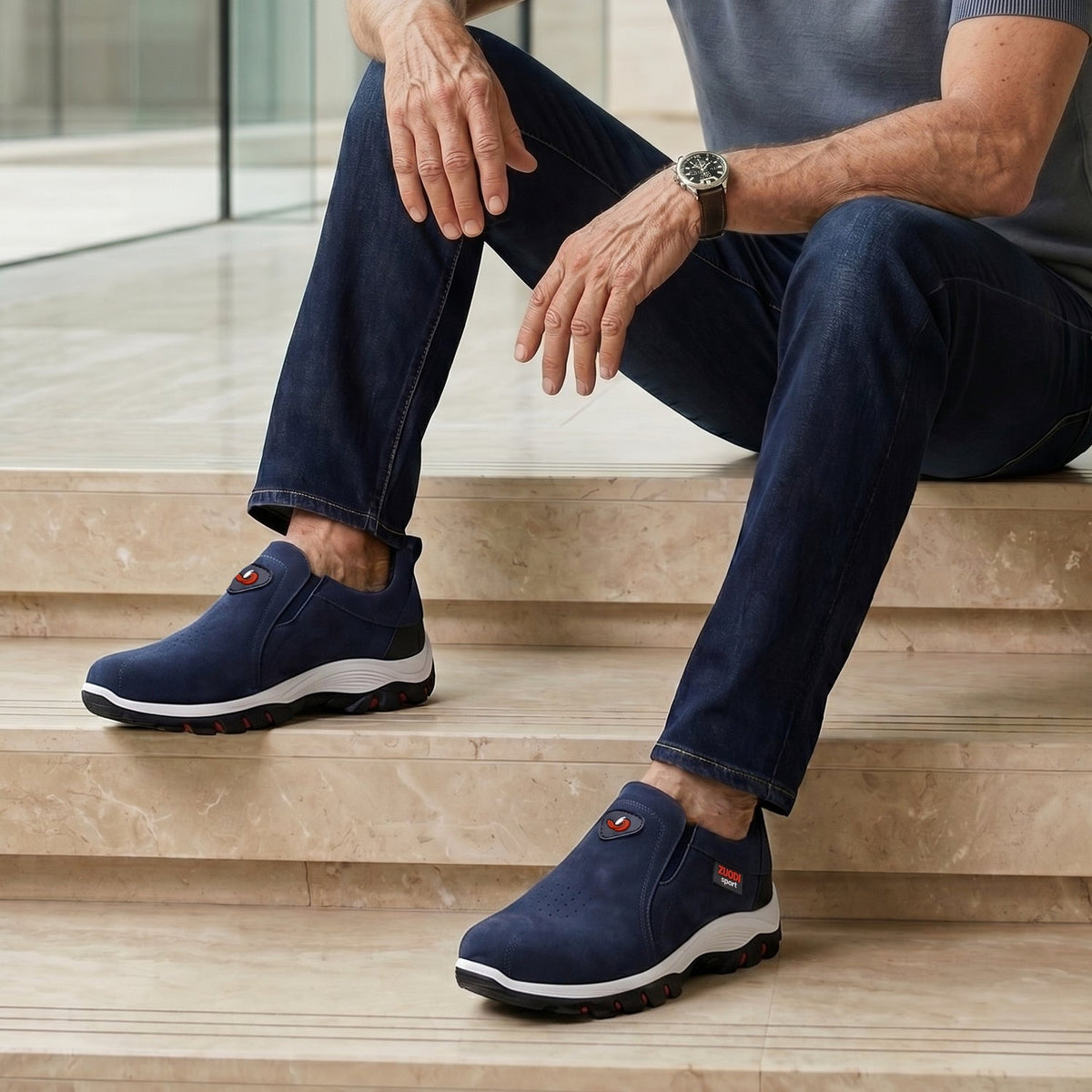 Comfort Plus instap wandelschoenen - Makkelijk en comfortabel