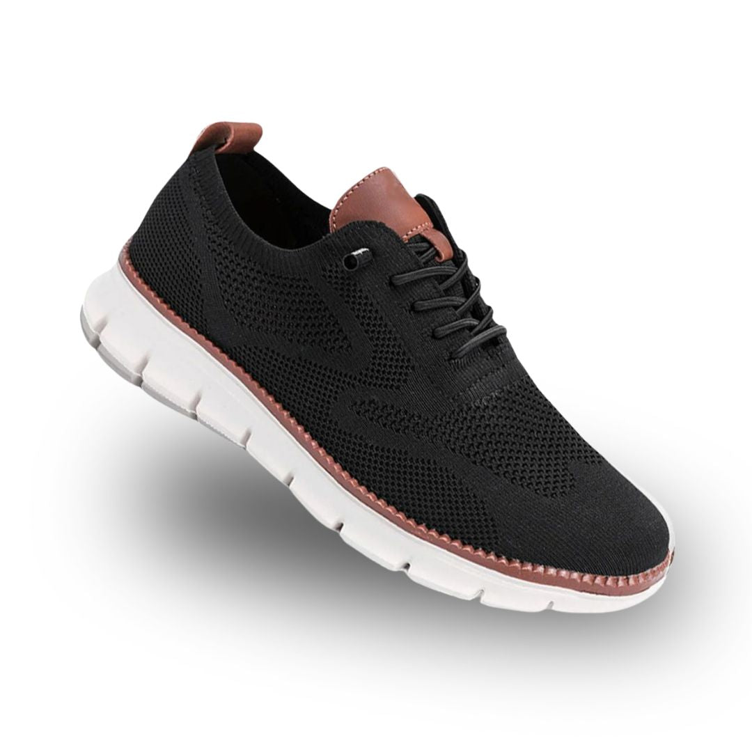 Heren ademende sneakers met brede neus - Licht en comfortabel