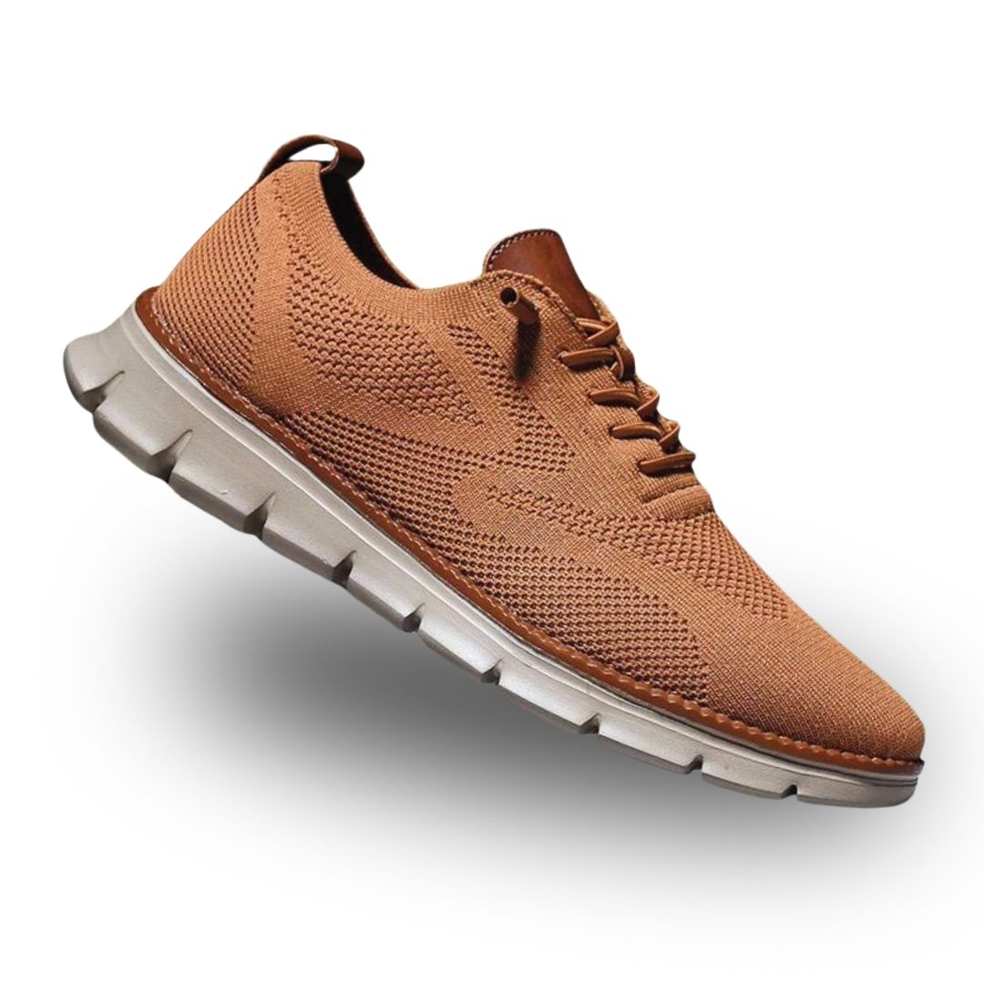Heren ademende sneakers met brede neus - Licht en comfortabel