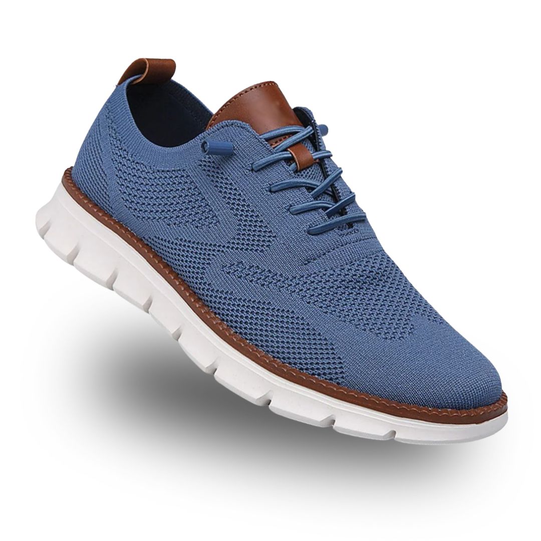 Heren ademende sneakers met brede neus - Licht en comfortabel