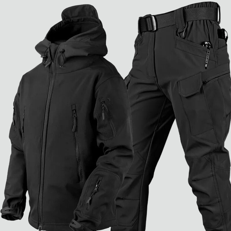 Heren outdoor set met jas en broek - Warm en waterafstotend