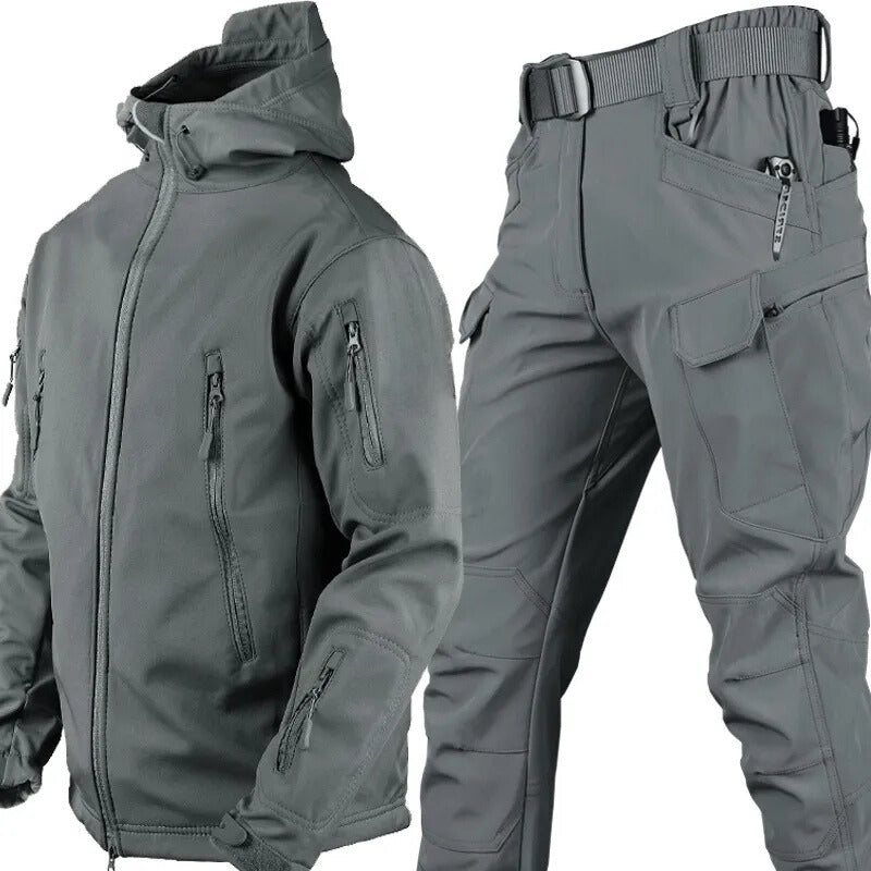 Heren outdoor set met jas en broek - Warm en waterafstotend