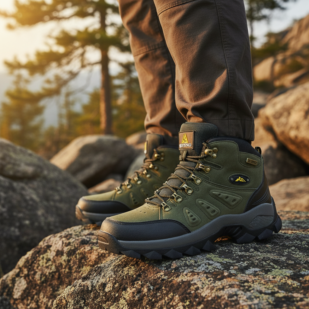 Hoge wandelschoenen met enkelbescherming - Stevig en ondersteunend