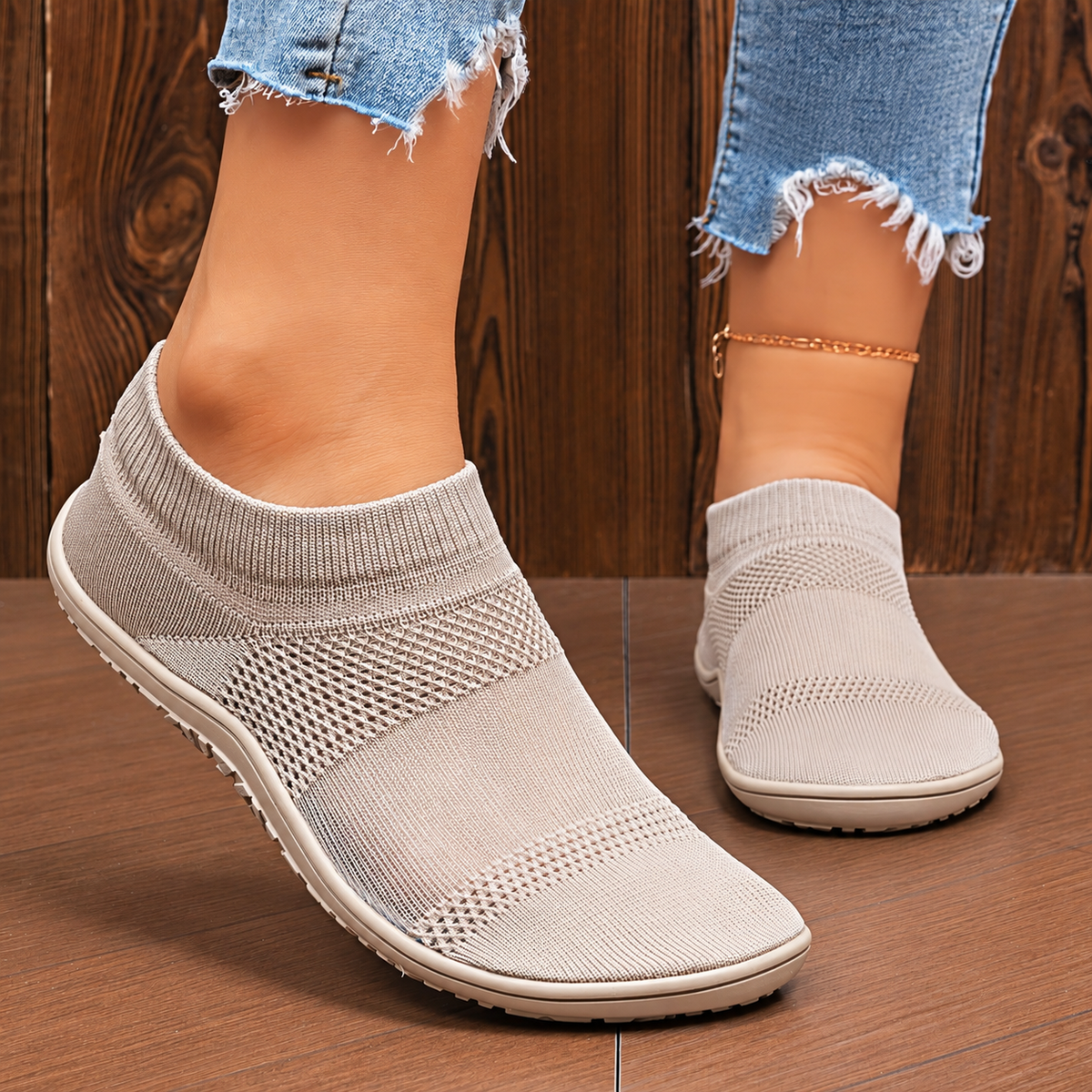 Zero drop barefoot sneakers voor dames - Licht en ademend