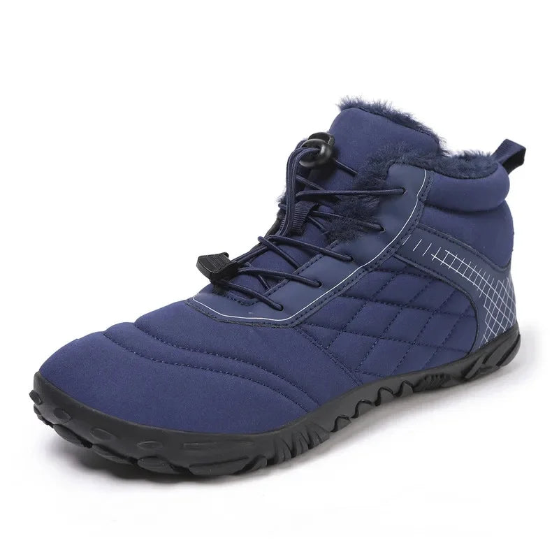 Warm barefoot winter boots - Grippy and comfortable