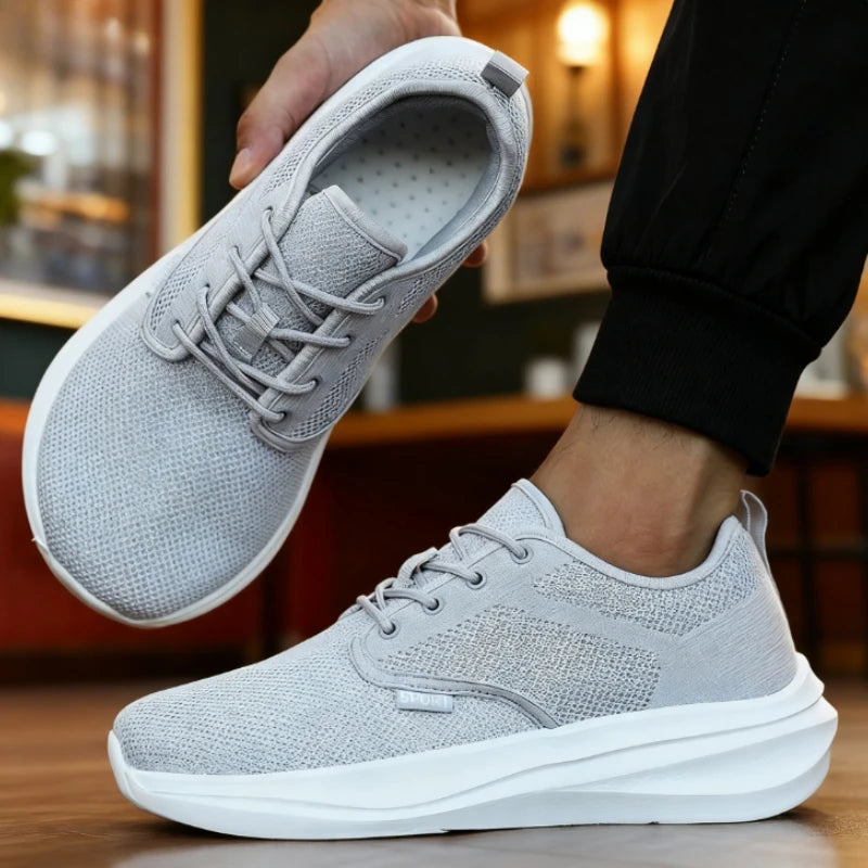 New Men's Casual Wide Barefoot Shoes, Unisex Trail-Running Non-Slip Minimalist Walking Shoes, Fashionable Breathable Men's Sneakers